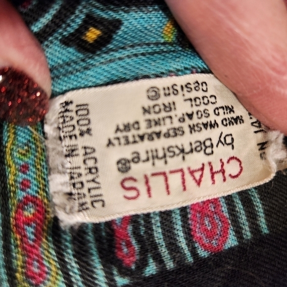 Challis by Berkshire Vtg Scarf - Picture 7 of 7